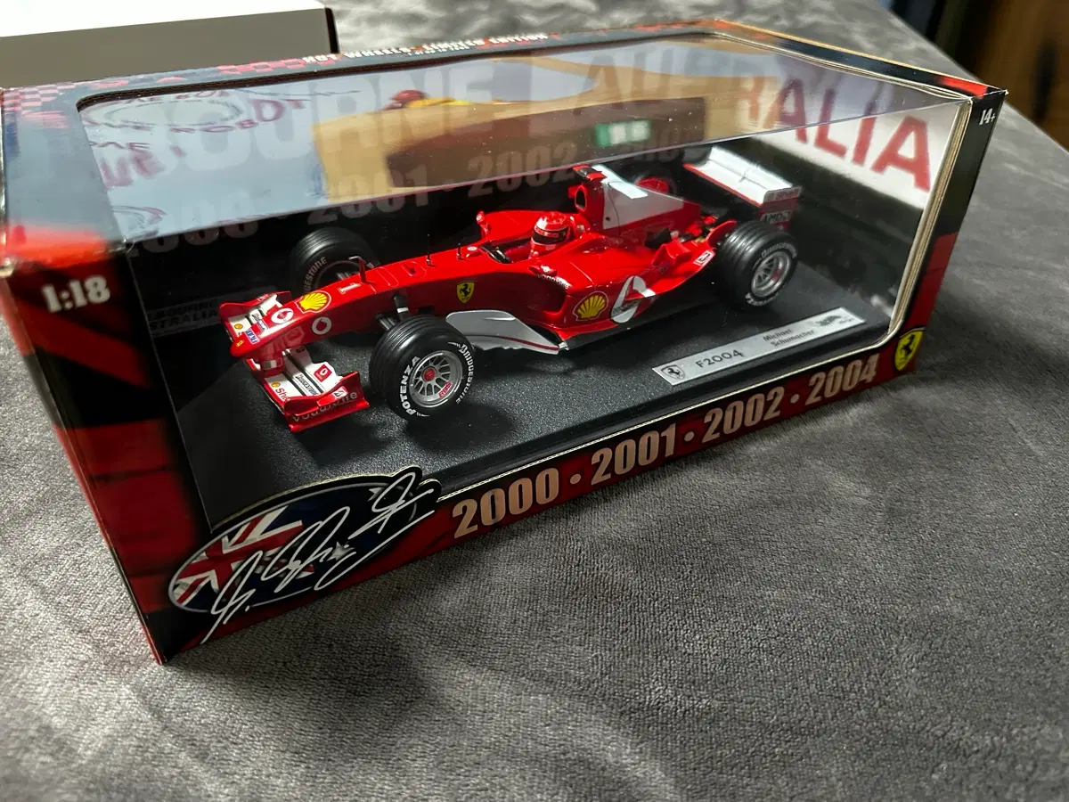 핫휠 1:18 F2004 미하엘 슈마허 호주 그랑프리