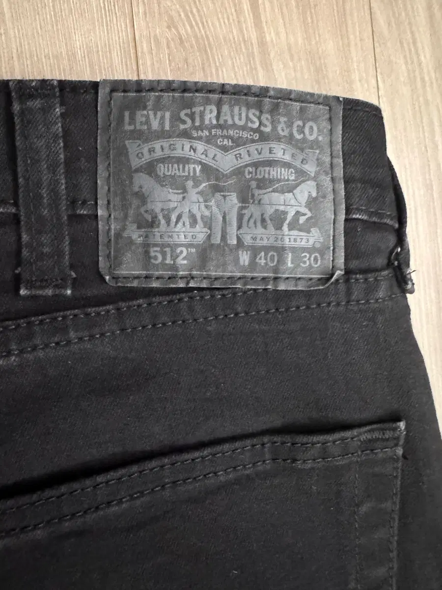 LEVIS 리바이스 512 블랙진