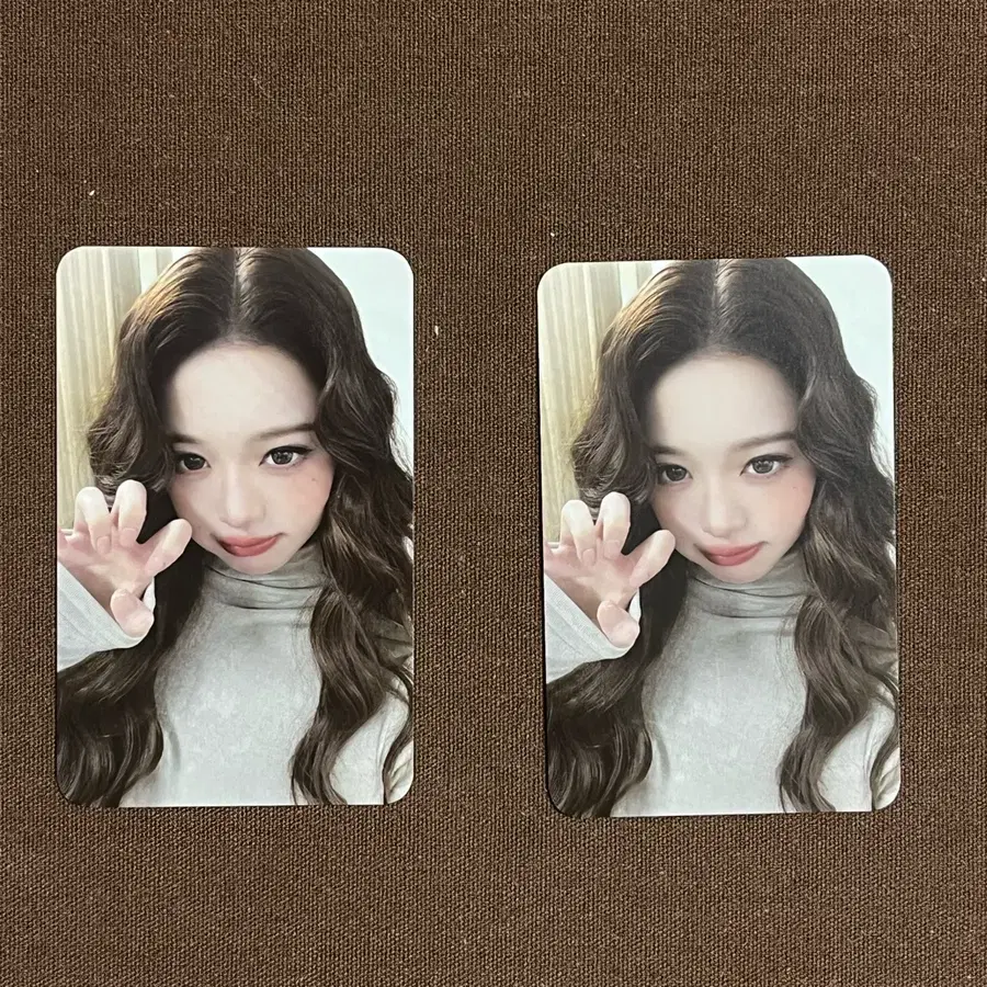 아이브 장원영 다이슨 포카 포토카드 하자o