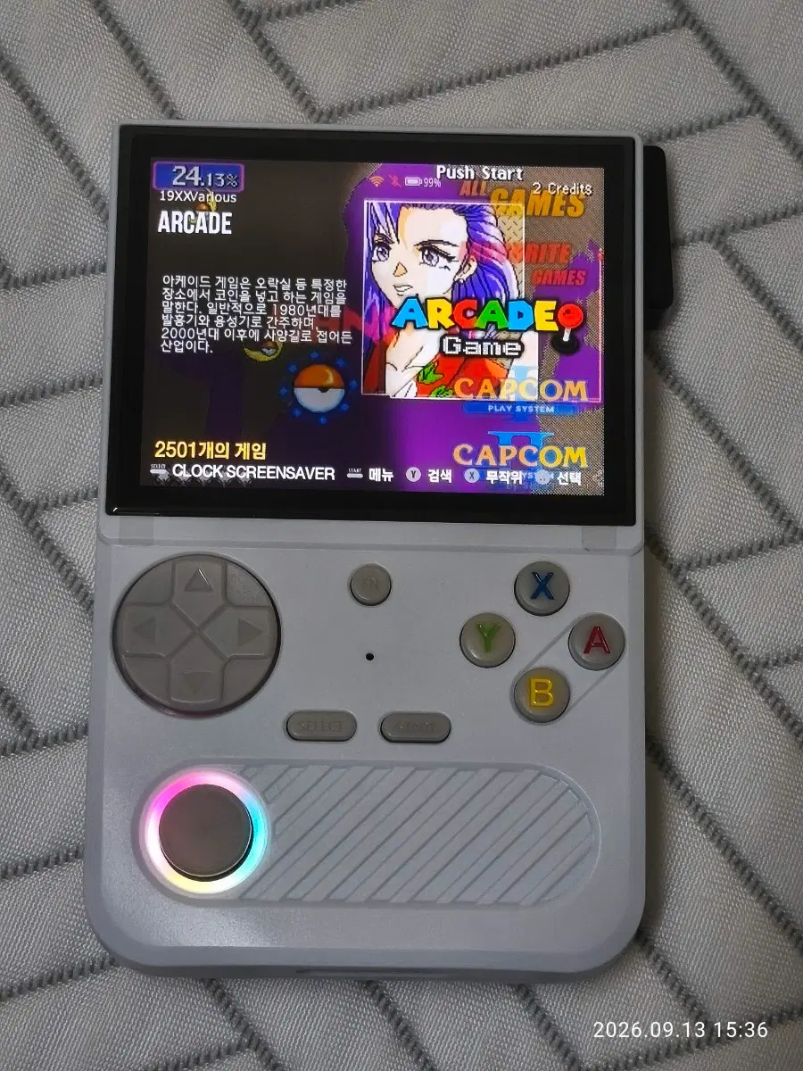 K36 K36S 64GB 한방팩적용 팝니다.레트로게임기 월광보합 r36s