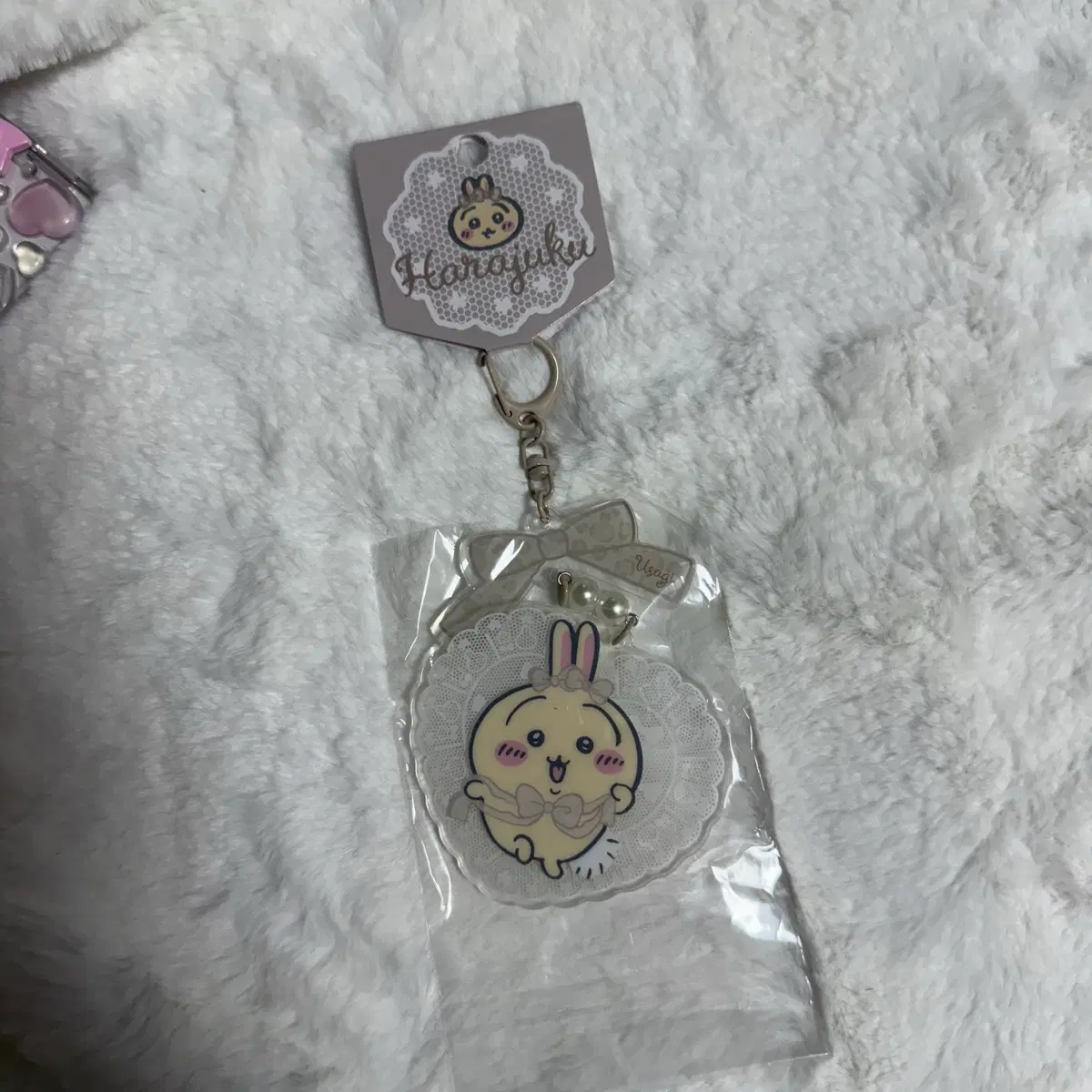 치이카와 우사기 하라주쿠 한정 레이스 아크릴 키링