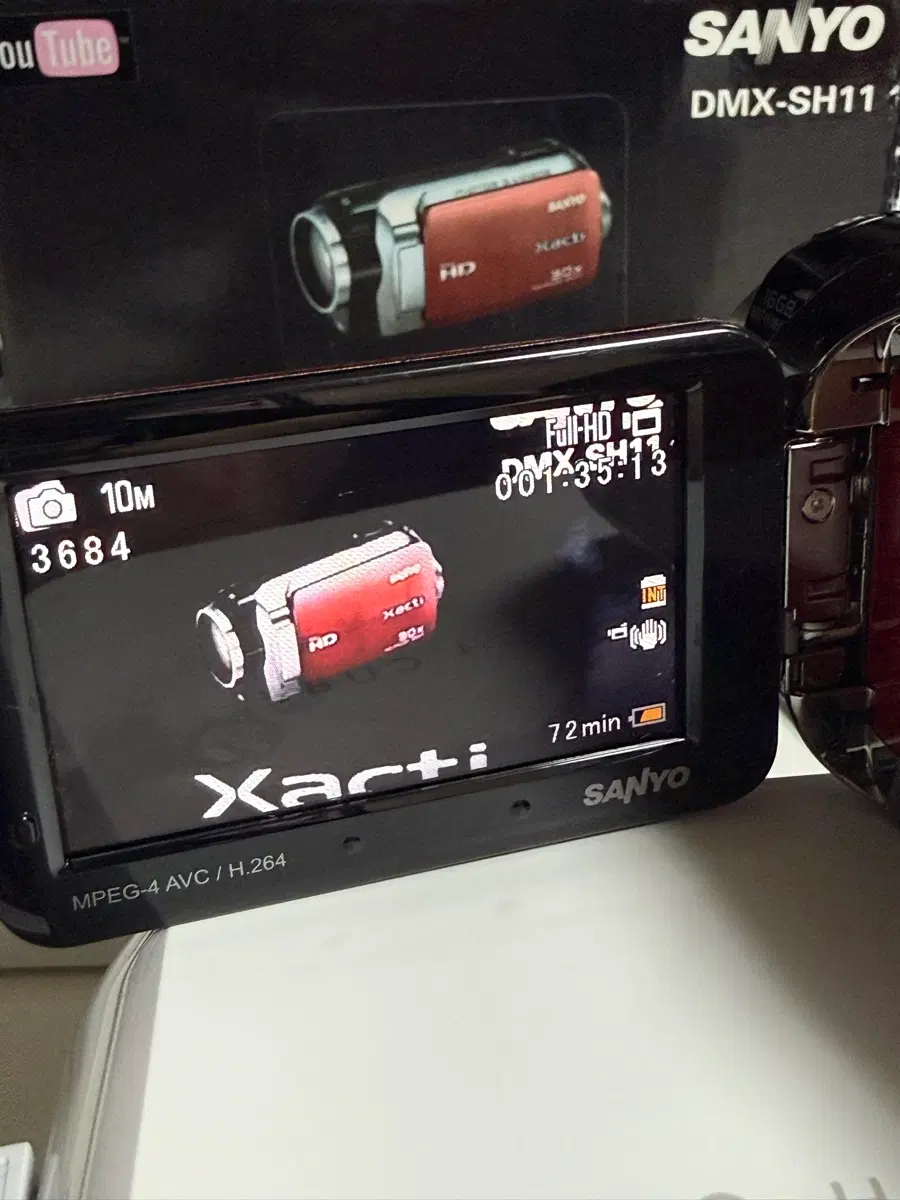 박스셋 산요 작티 sanyo xacti sh-11 디지털 빈티지 캠코더
