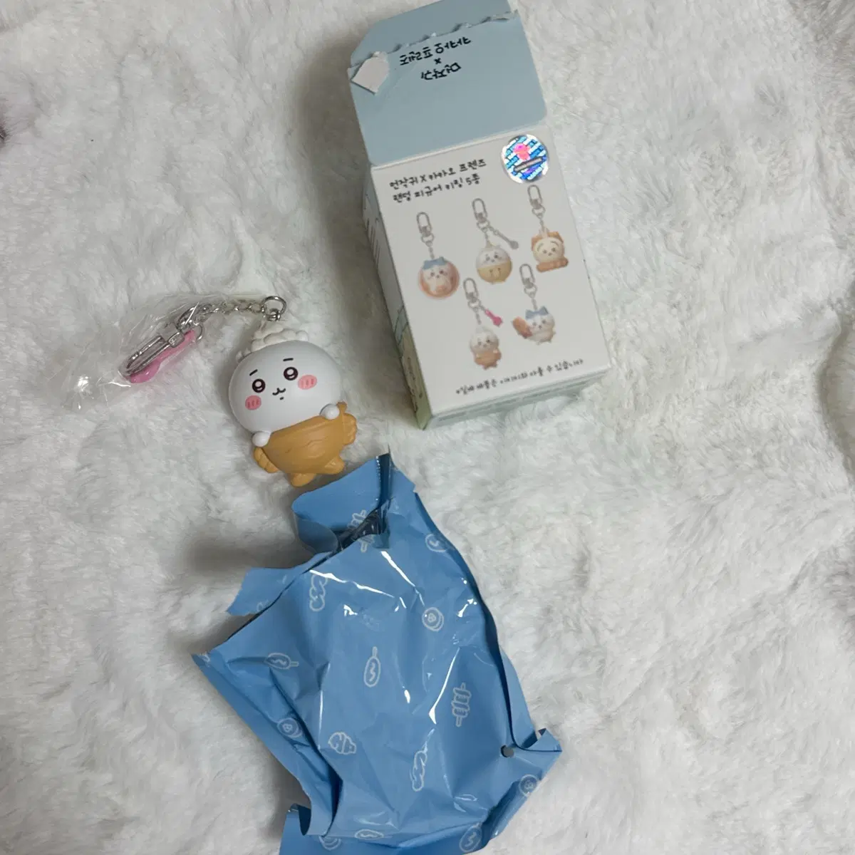 치이카와 카카오프렌즈 콜라보 랜덤 피규어 키링 붕어빵