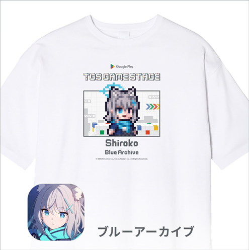TGS 2026 구글플레이 블루아카이브 시로코 티셔츠