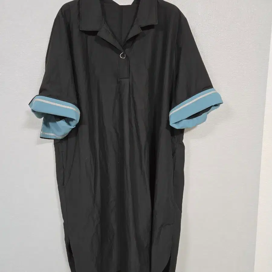 AZZARO 나일론 배색 원피스 88