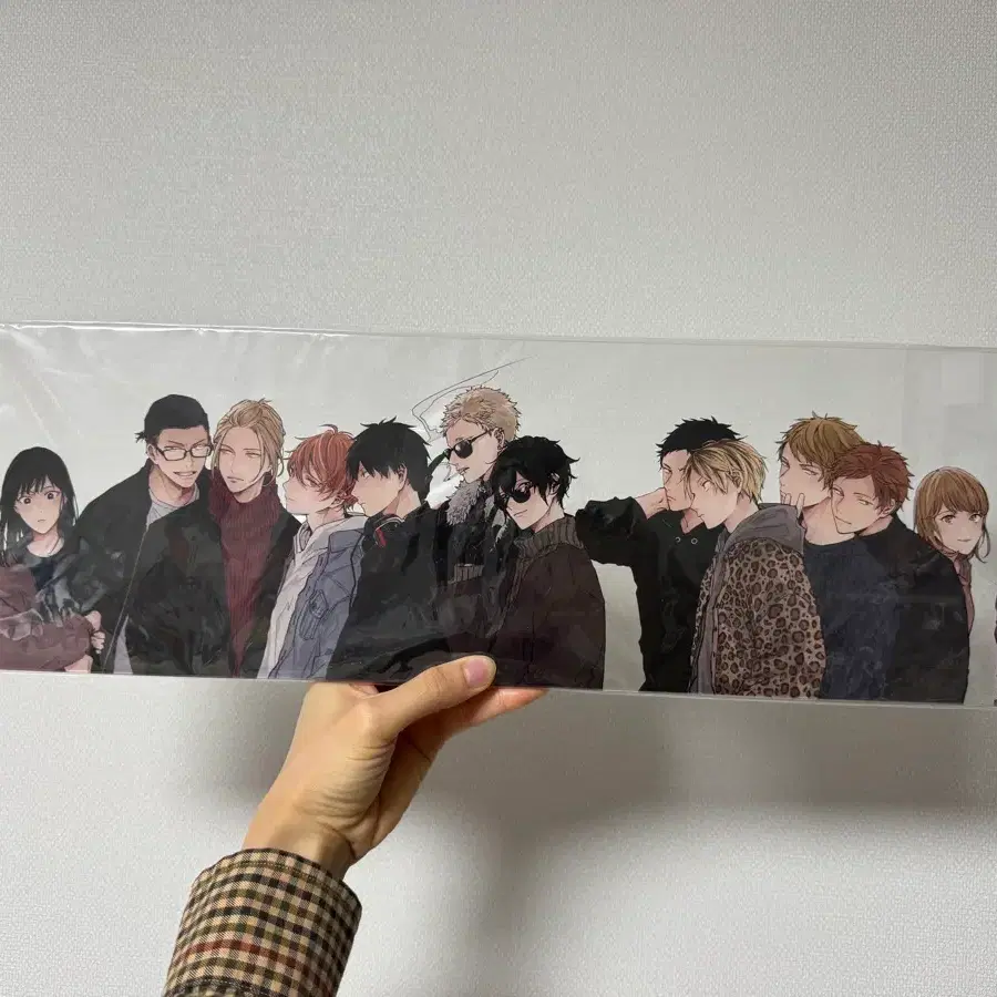 기븐 원화 롱 아크릴 보드 개봉 전시품