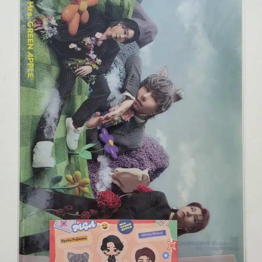 내한 스티커, 포스터 파일세트 미세스그린애플 mrsgreenapple