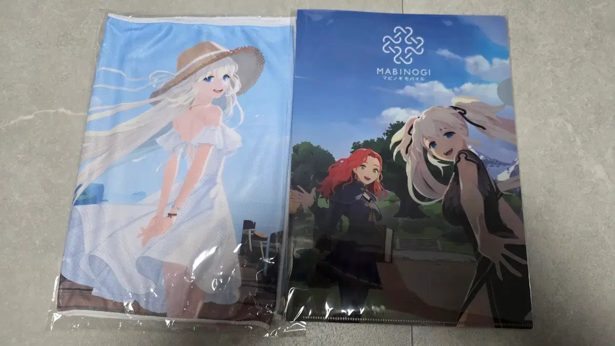 TGS 2026 마비노기 모바일 냉감타월, 클리어파일 세트