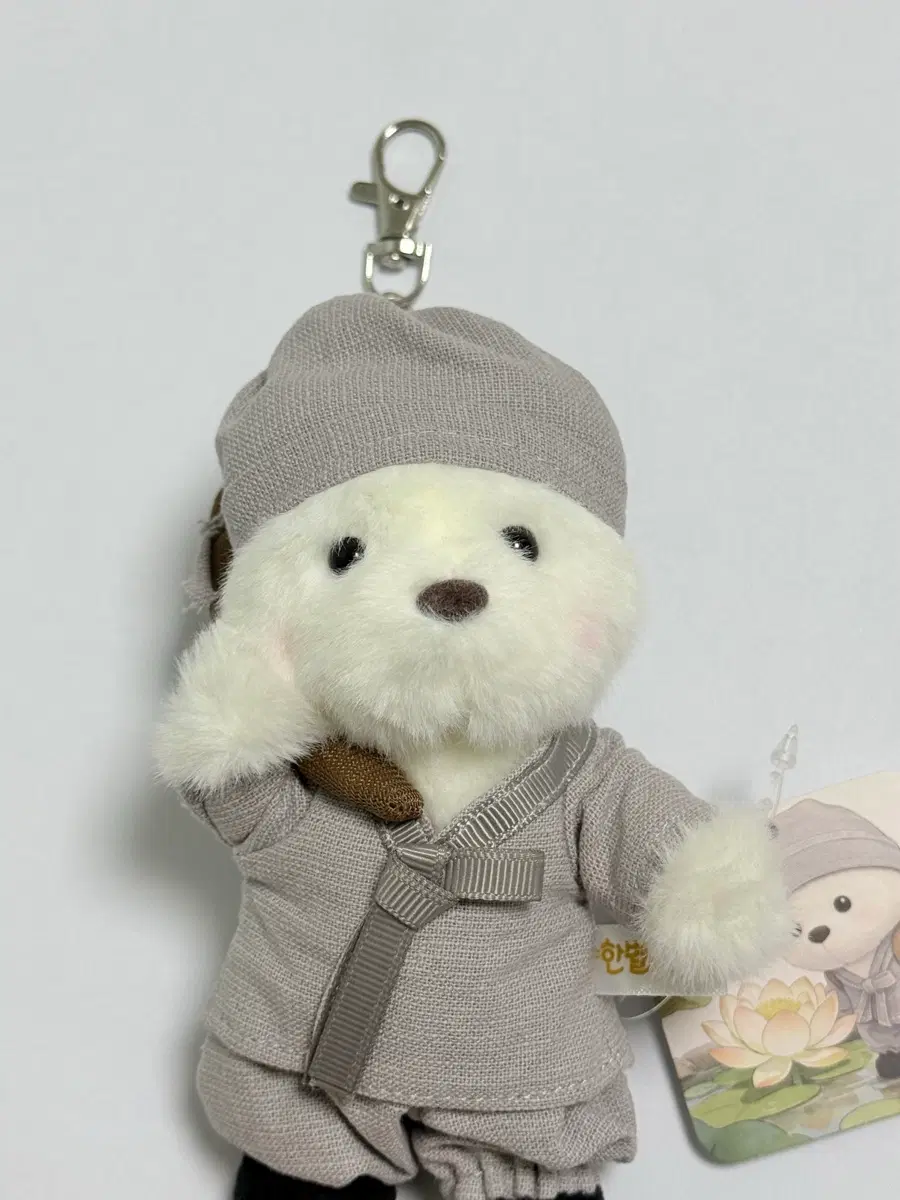 동자승 루이베어 스님 곰돌이 인형키링 12cm