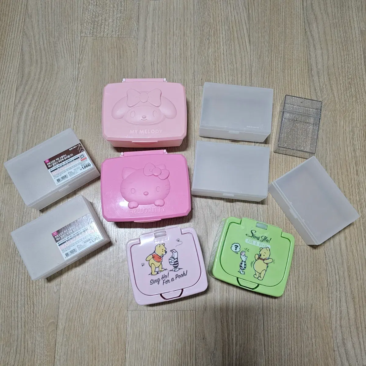 포장계 통 일괄판매 / 포카보관함 탑로더보관함 / 마멜통 키티통