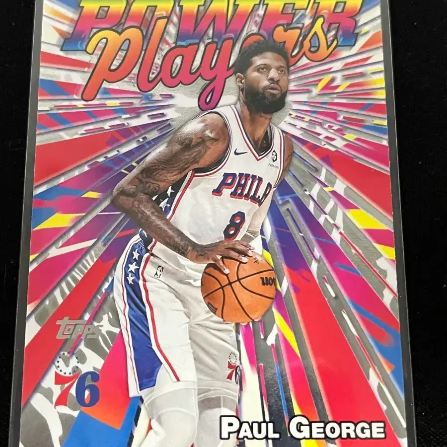 Nba 2025-26 topps 폴 조지 카드 탑스 paul george