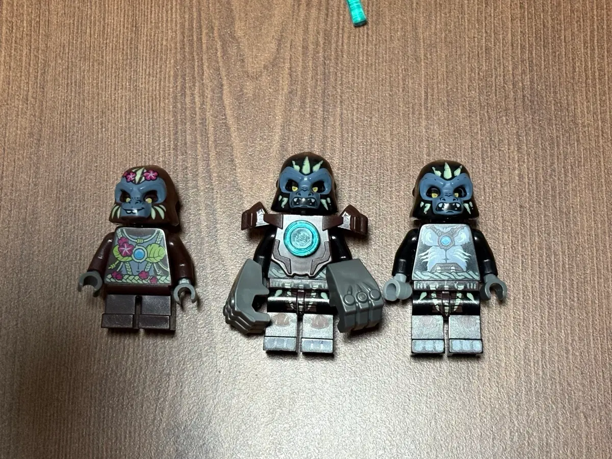 레고 키마 고릴라 부족 피규어 3개
