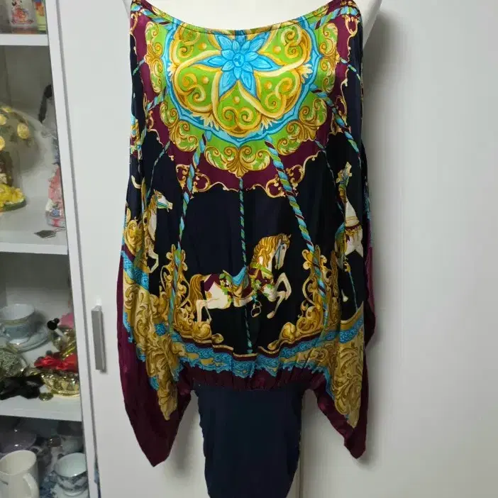 Silk dress 미국브랜드 실크 오프숄더 원피스