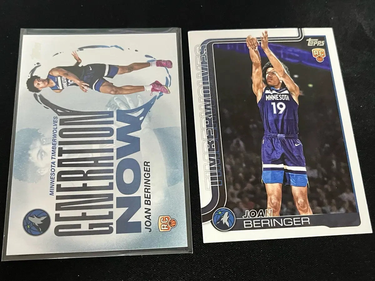 Nba topps 2025-26 조안 베링제 루키 카드 탑스 joan beringer