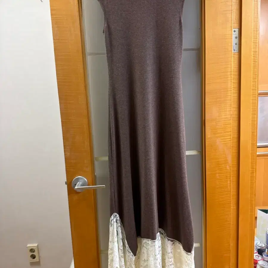 ZARA 레이스 원피스 브라운 M