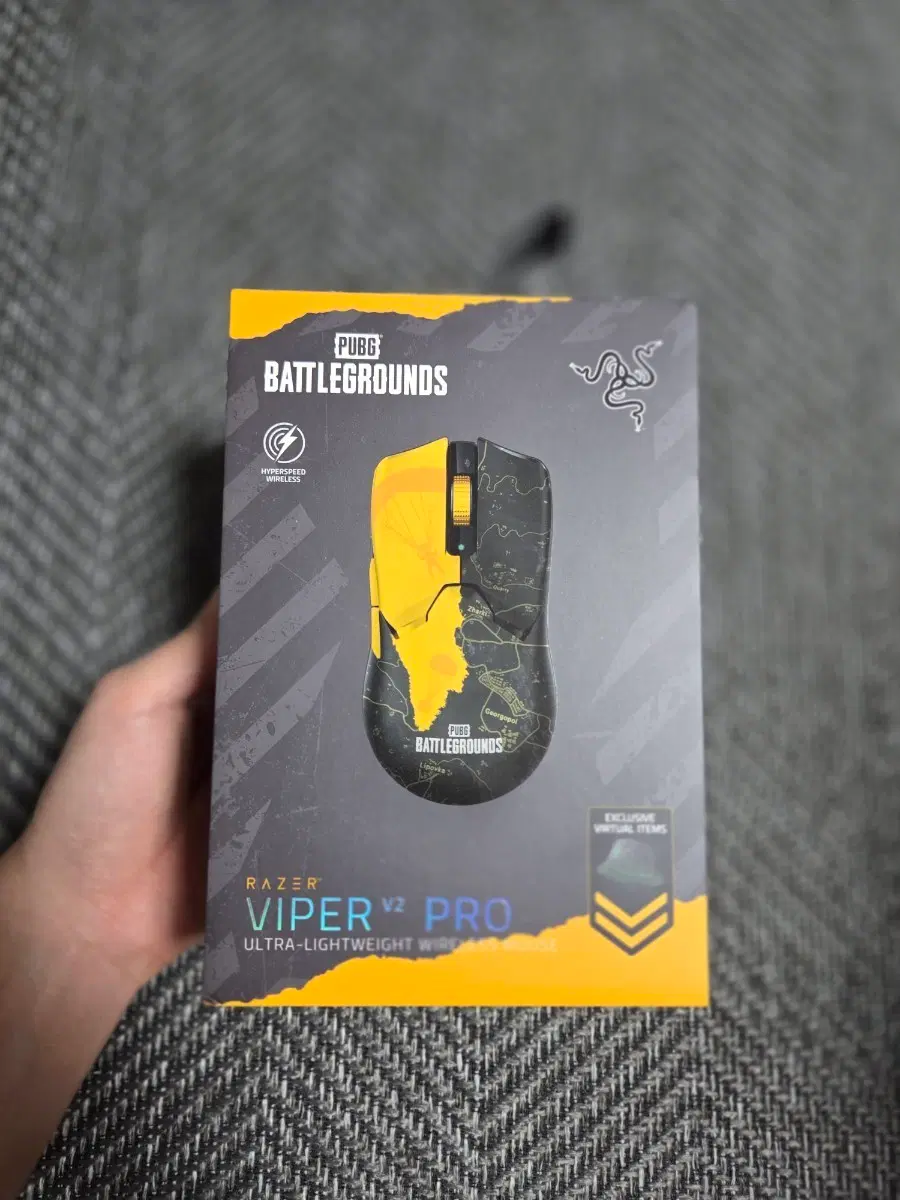 새상품)Viper v2 pro 배틀그라운드 에디션 한정판 마우스