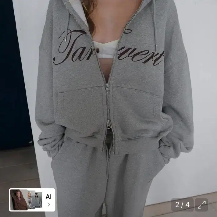 (새)타버트 후드집업 Tarvert Hooded Zip Up - Gray