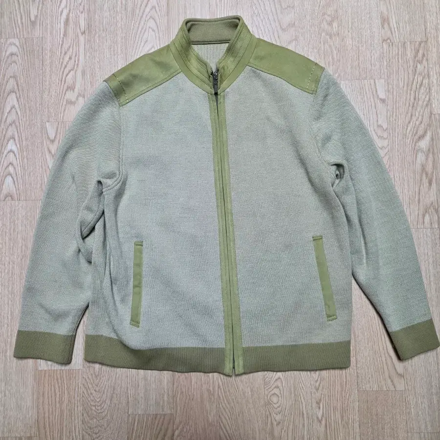 [L/100] 캠브리지 멤버스 스웨이드 배색 집업 자켓 / CAMBRIDGE MEMBERS Jacket