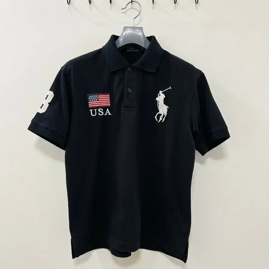폴로 랄프로렌 블랙 USA 빅포니 카라티 M