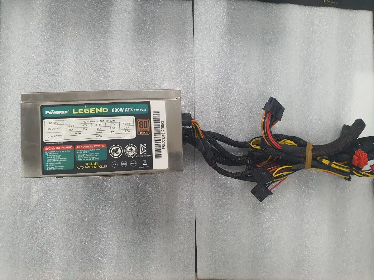 컴퓨터 파워 POWEREX LEGEND 800W ATX 12V V2.3 세미모듈러