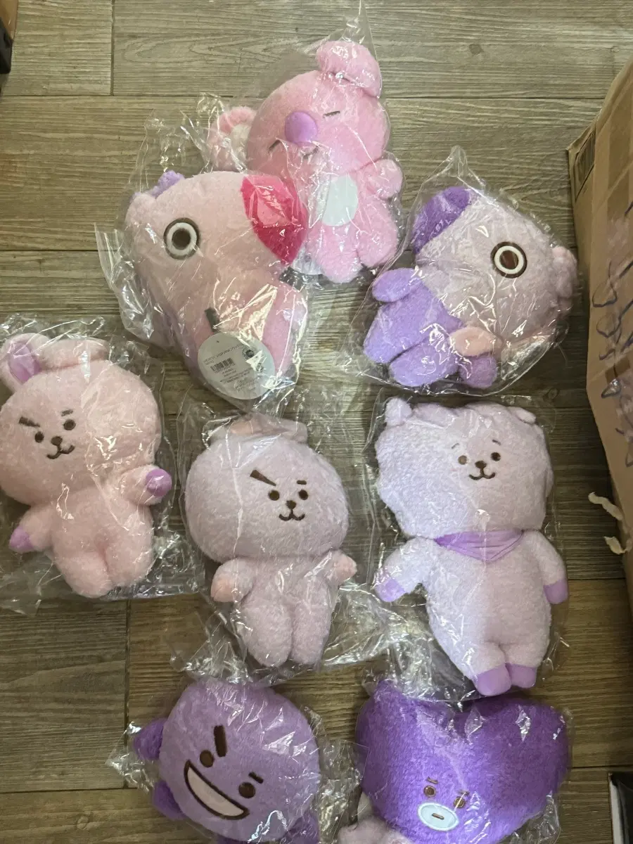 BT21 핑크 파펄 에디션 플러시 인형