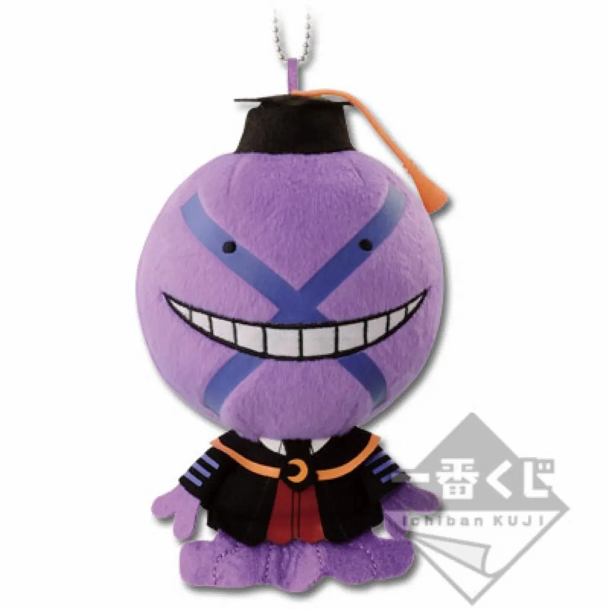 고전 제일복권 암살교실 F상 꽝! 살선생 봉제 인형 마스코트 14cm