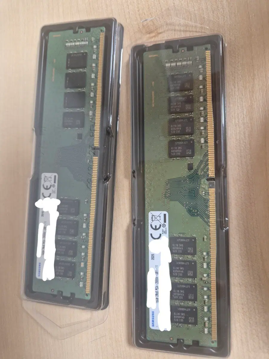 삼성 DDR4 16GB 램 [ 새 상품 및 2개 가격입니다 ]