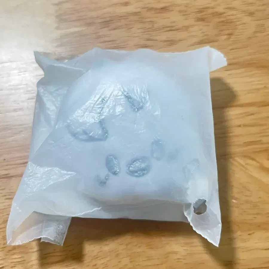 스키주 뽁아리 페이스 키링 실버