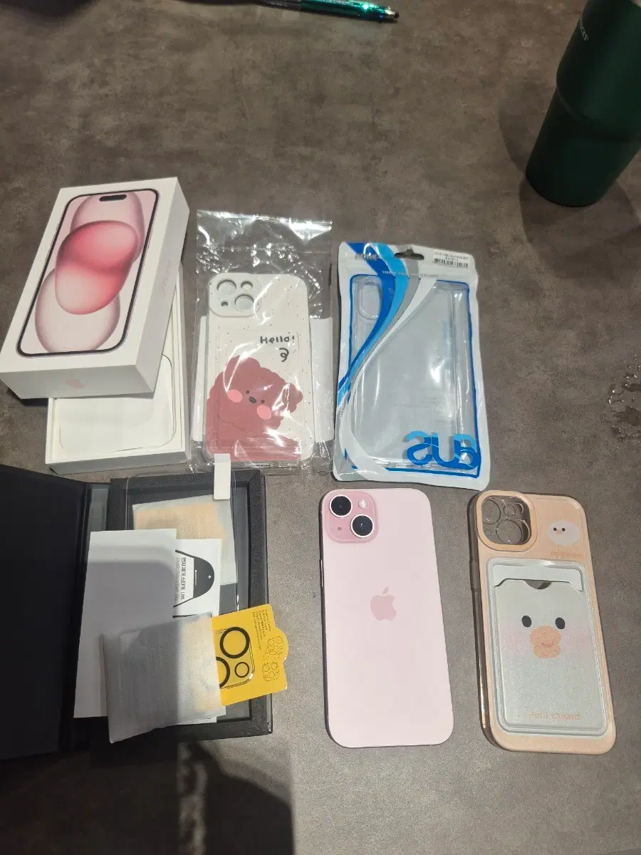 S급 상태 아이폰15 핑크 256GB 풀셋트