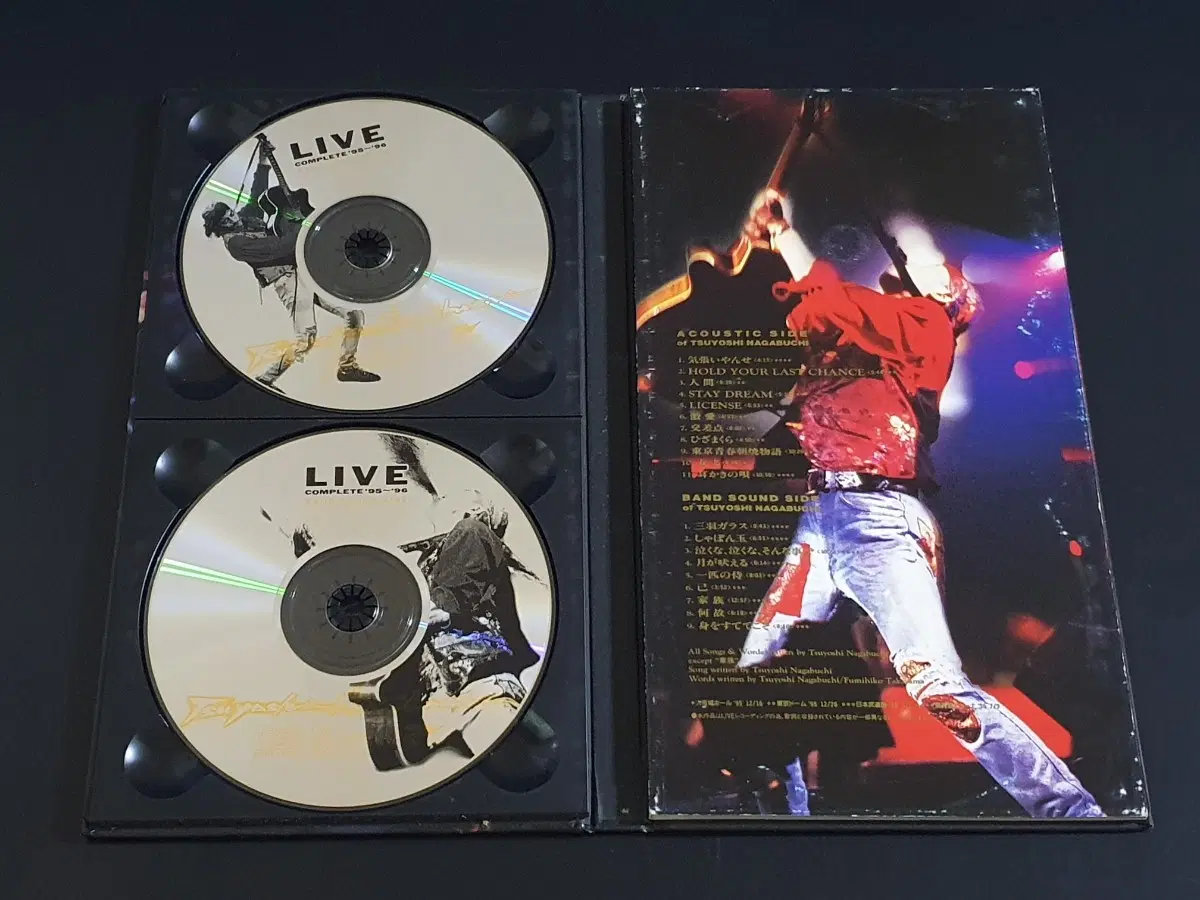 나가부치츠요시 라이브 앨범 LIVE COMPLETE 95~96 (2CD) 한정반 나가부치 츠요시