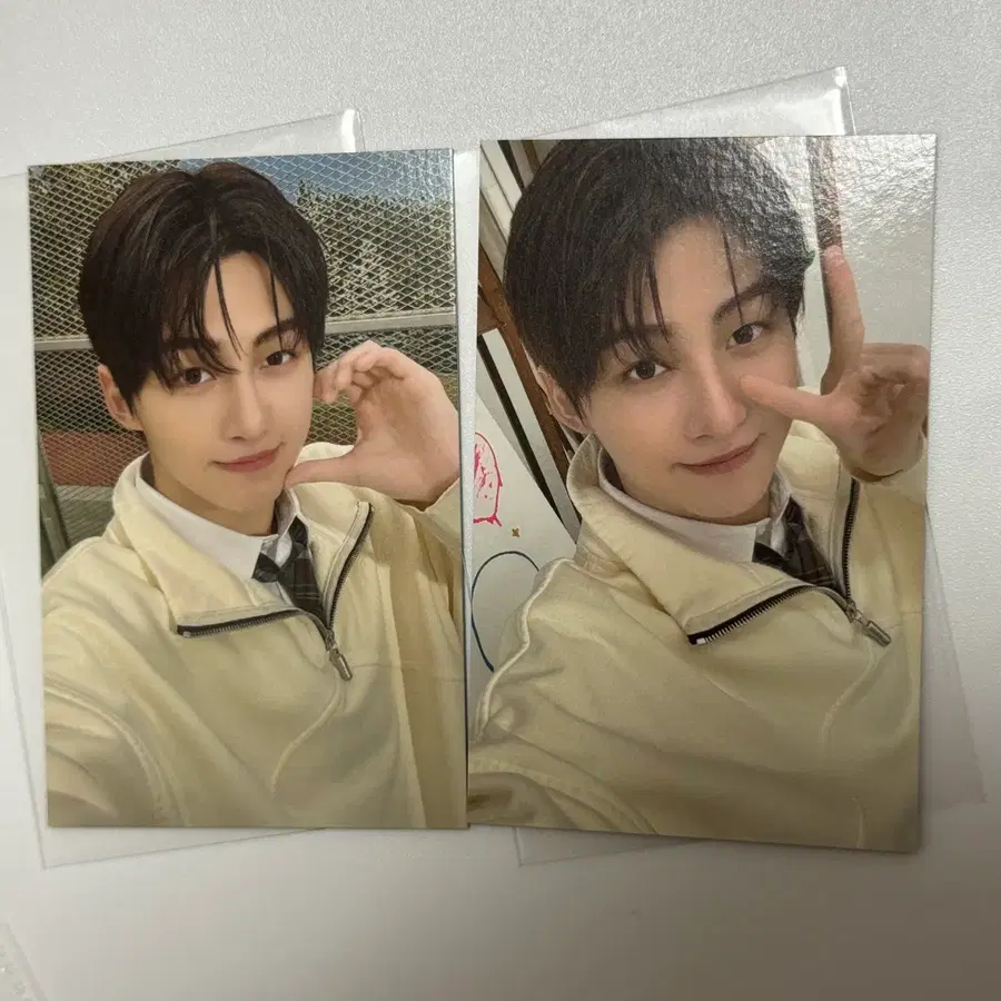 투어스 지훈 42클럽 포카 2장 세트