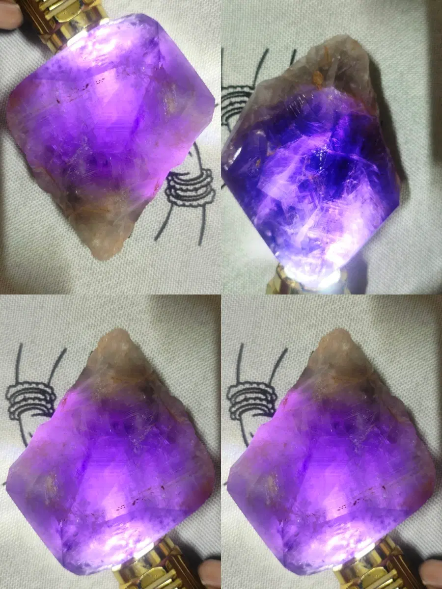 콩고 진한 자수정 322g10/8.4/5.6cm