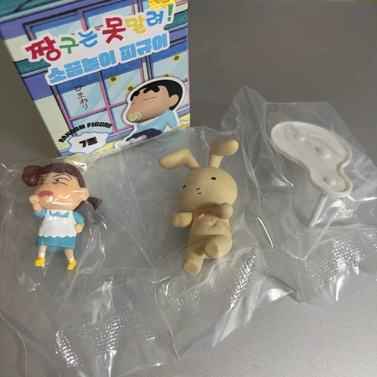 짱구 소꿉놀이 피규어 철수 유리 일괄