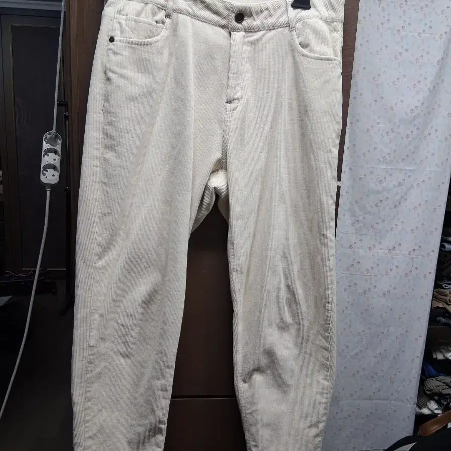 코듀로이 베이지색 면바지(77)