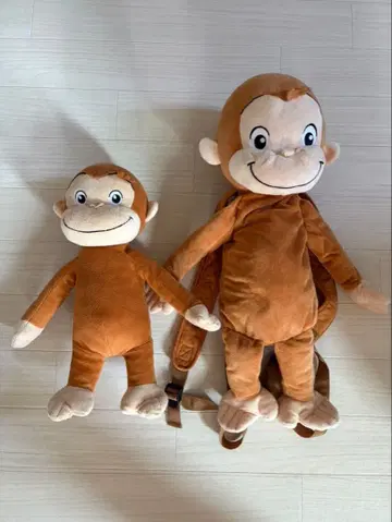 호기심 많은 죠지 봉제 인형 백팩 2종 세트