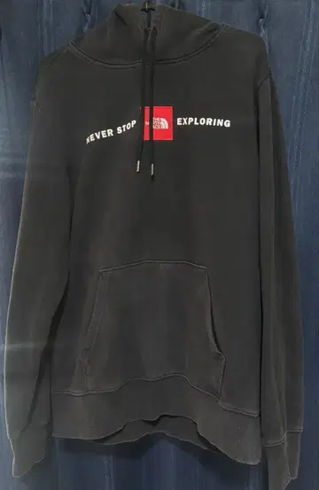 North Face 후드 부착 후드티 트레이닝복