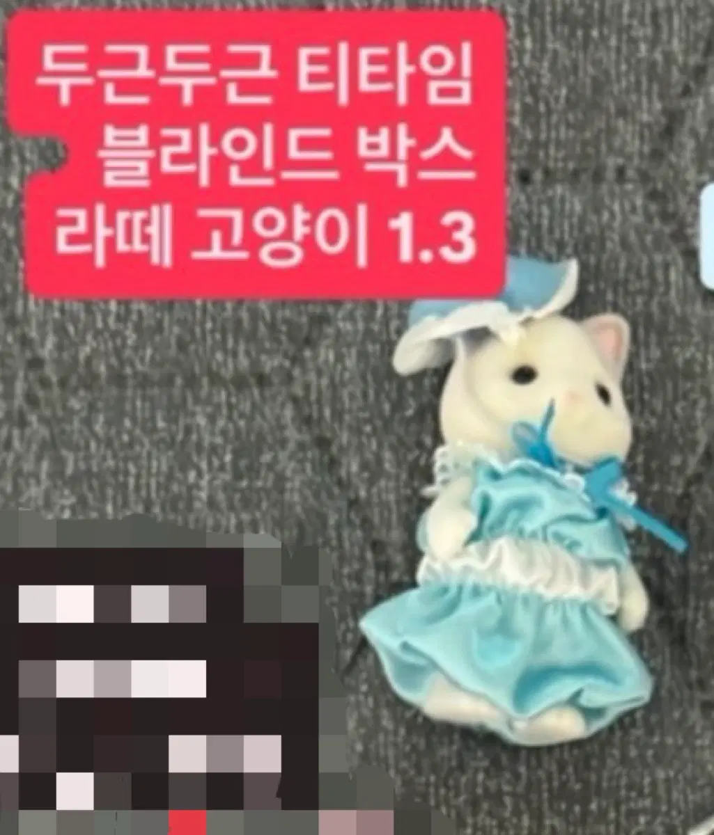 실바니안 두근두근 티타임 블라이드 박스 라떼 고양이