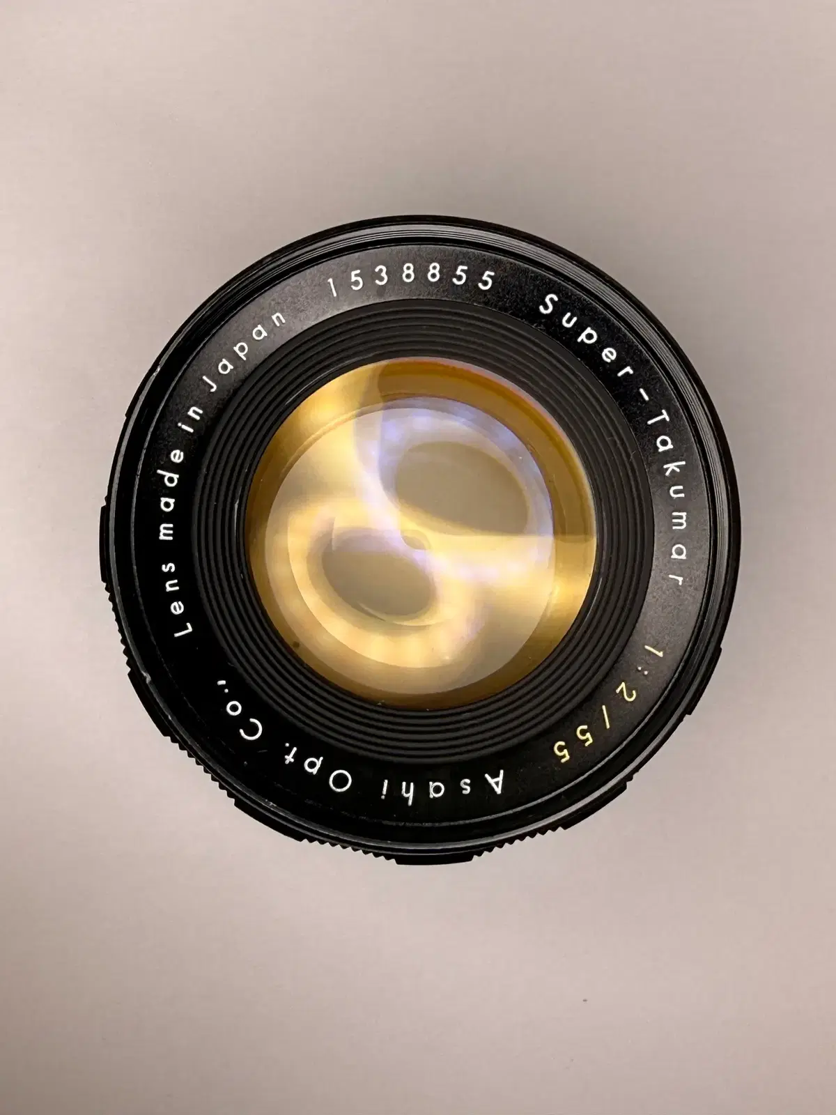 슈퍼 타쿠마 1:2 /55 55mm f2 M42마운트 렌즈