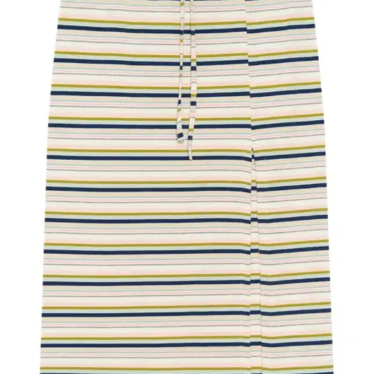 샵페어리 stripe slit long skirt (blue)