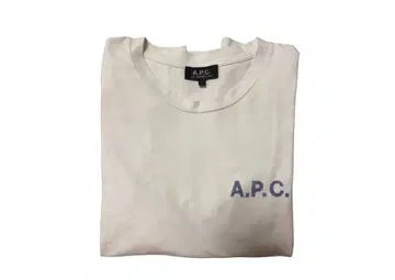 A.P.C. 로고 프린트 티셔츠 화이트