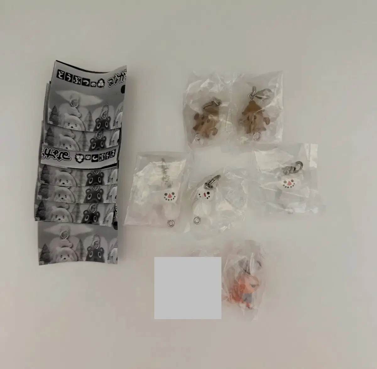 일괄) 동물의숲 동숲 메지루시 연결 가챠 키링 토용 라라미 햄스틴 눈사람