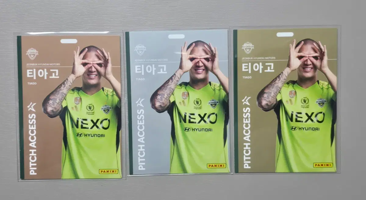 2026 k리그 파니니 카드 전북현대 티아고 (브론즈 실버 골드)