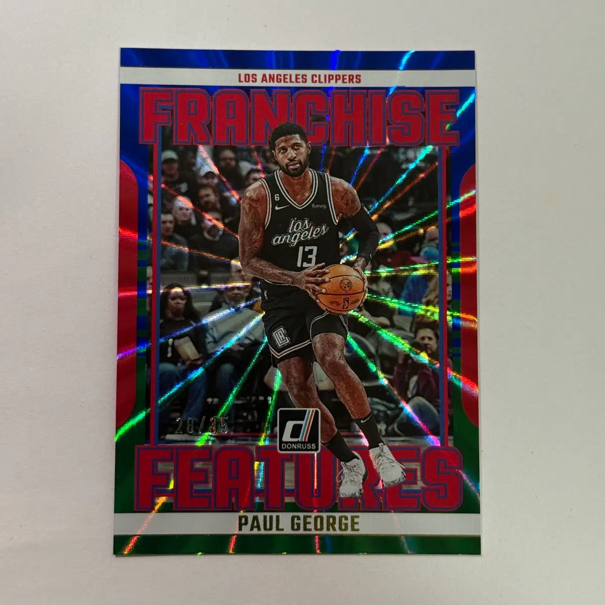 [한정] LA클리퍼스 폴 조지 35한정 돈러스 NBA 농구 카드
