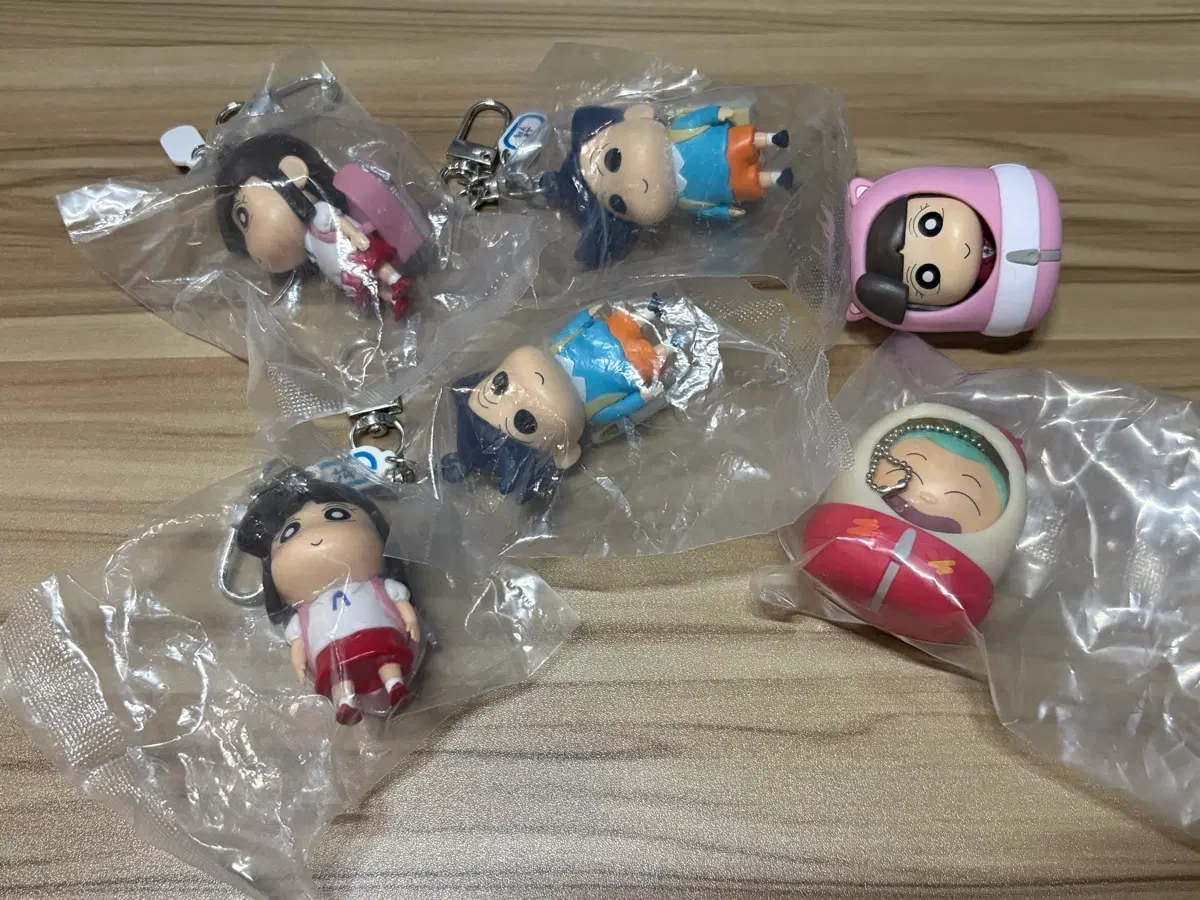 짱구 책가방 키링, 침낭 피규어