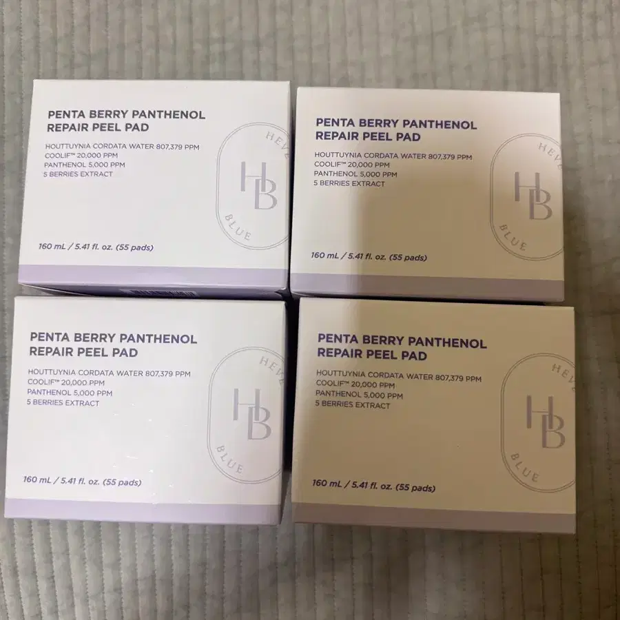 헤브블루 펜타베리 판테놀 리페어 필 패드