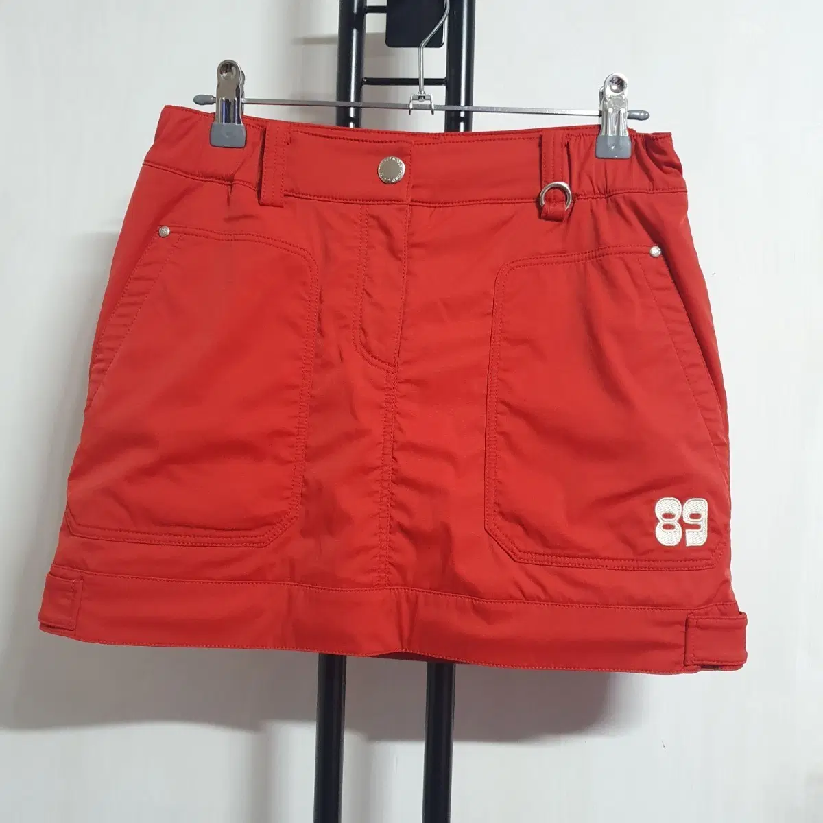 26인치 파리게이츠 가을용 골프 치마바지 레드
