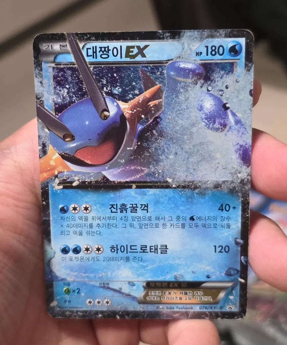 포켓몬카드 대짱이 EX 프로모