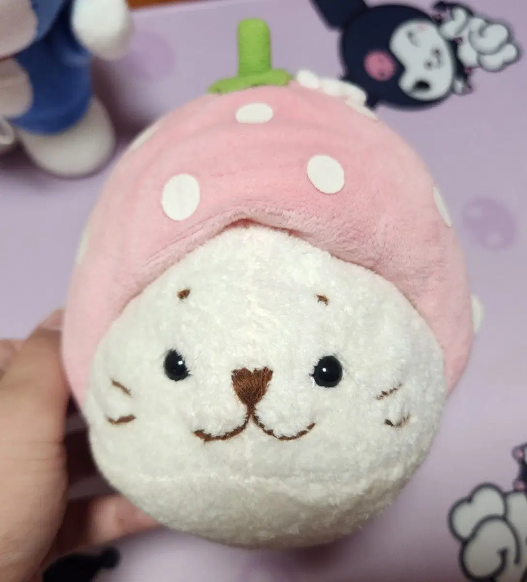 시로탄 딸기 인형