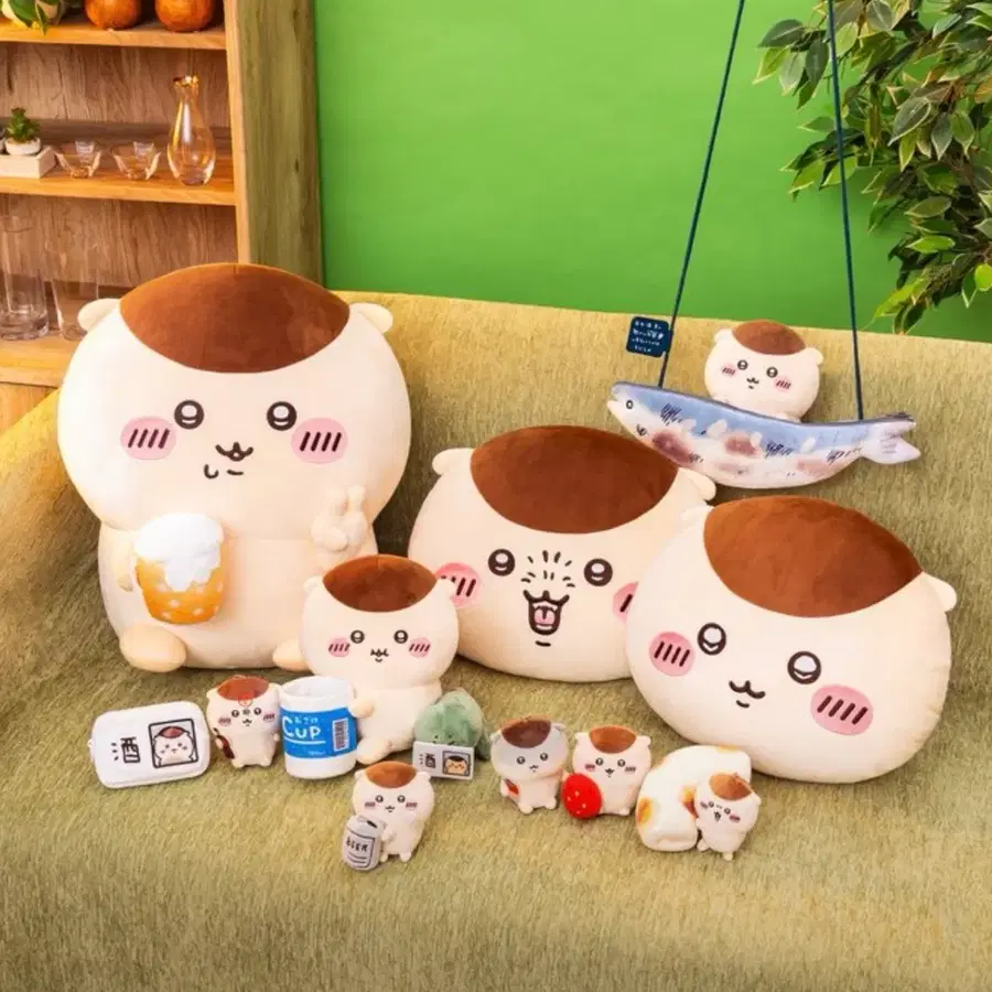 (예약) 치이카와 쿠지 쿠리만쥬 가득 제일 복권 마스코트 누이 인형 키링 파우치 가방