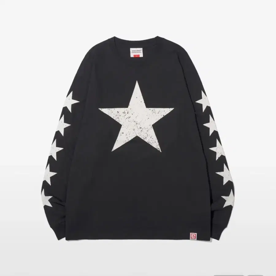 엑스트라디오디너리 별 티셔츠 롱슬리브 쿄카 STARS LONG SLEEVE CHARCOAL